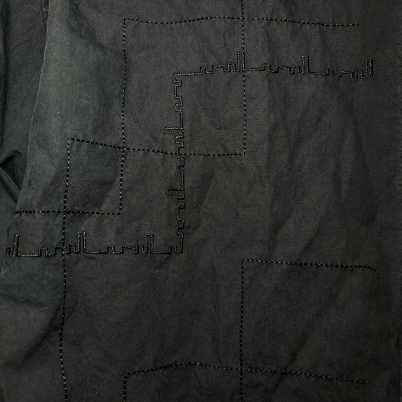 Versace Dolm - Vintage Men's Black Luxury Long Sleeve Blouse in Size XXL - Picture 4 of 12